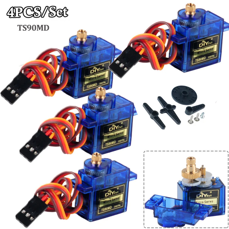 4Pcs TS90MD Micro Digital Serv - Rc Helicopter Parts 评论和价格