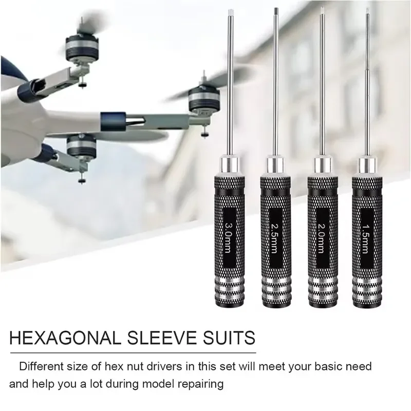 Hex Driver Set 1.5/2.0/2.5/3.0 - Rc Helicopter Tool Kit 评论和价格