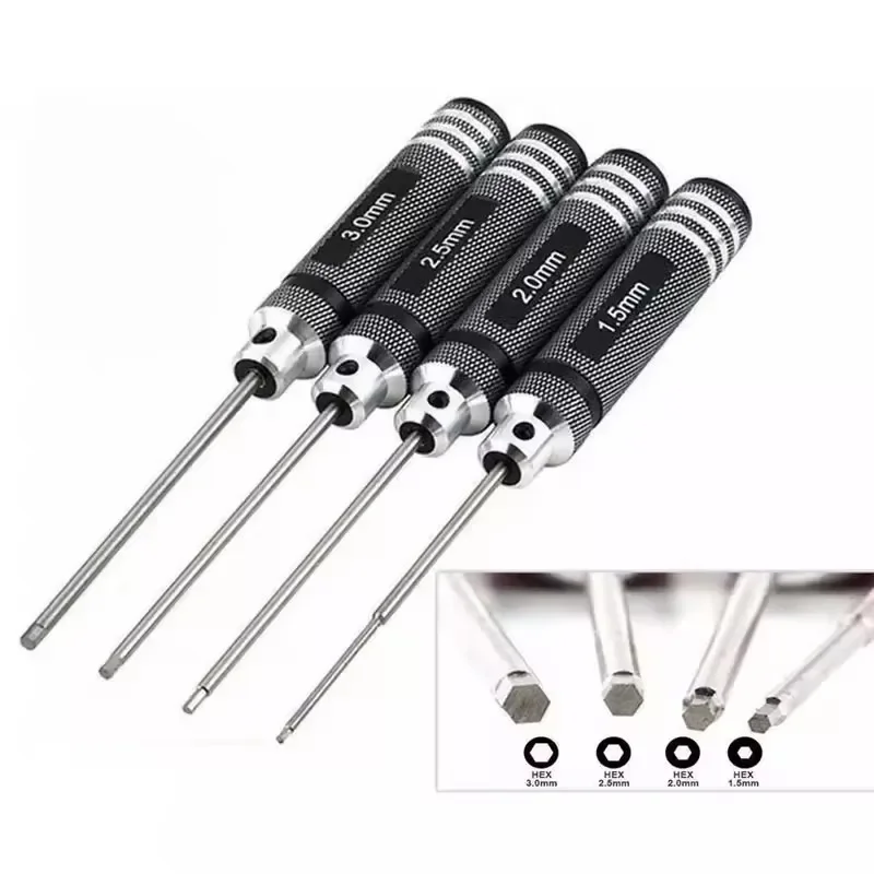 Hex Driver Set 1.5/2.0/2.5/3.0 - Rc Helicopter Tool Kit 评论和价格