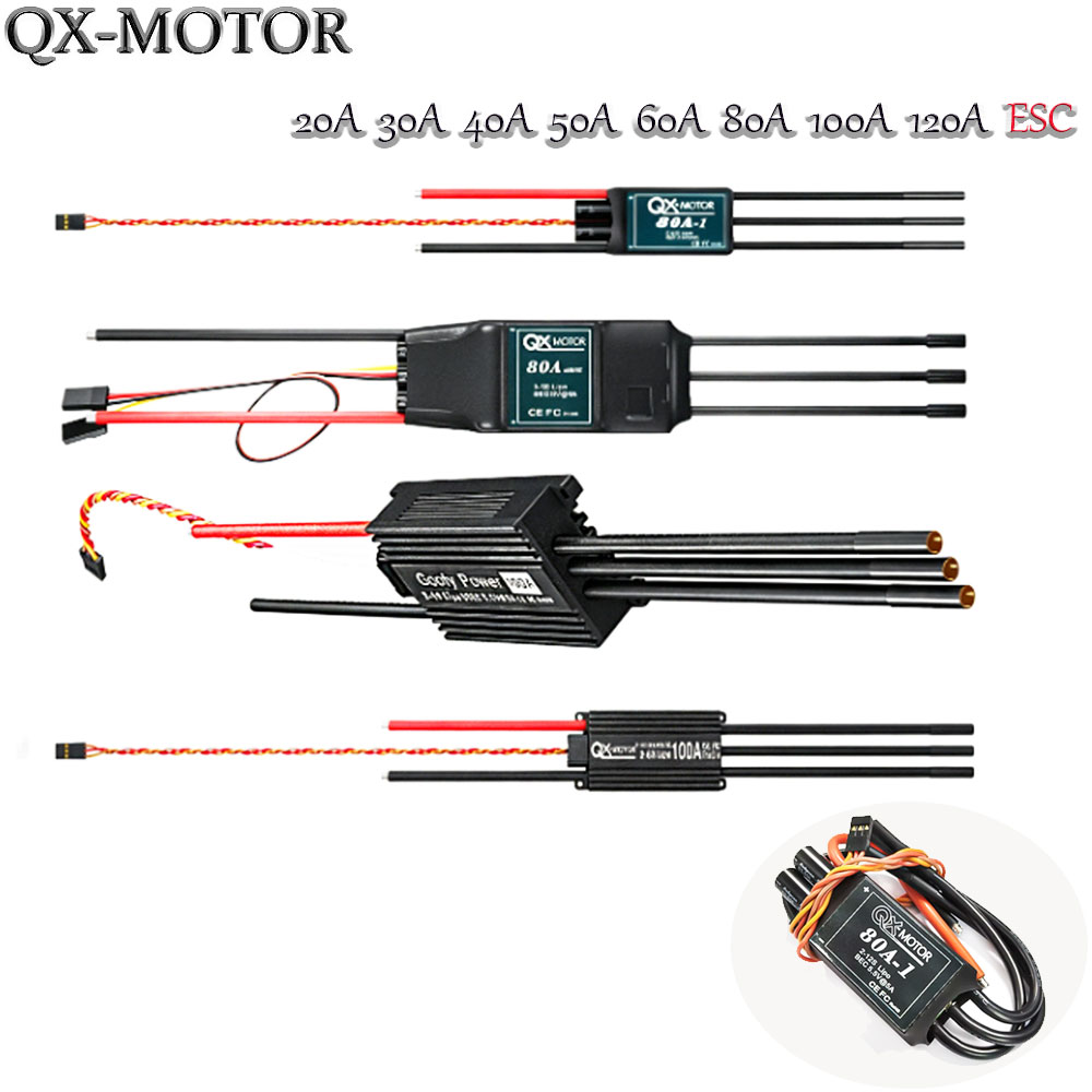 20A-120A Brushless ESC Speed C - Rc Helicopter Parts 评论和价格