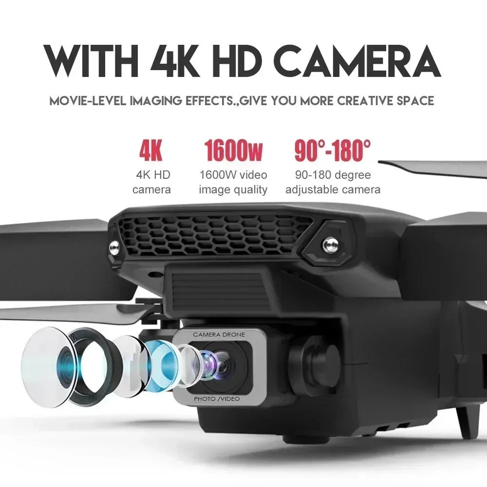 E88 Pro WIFI FPV Drone Wide An - Rc Helicopter Case 评论和价格
